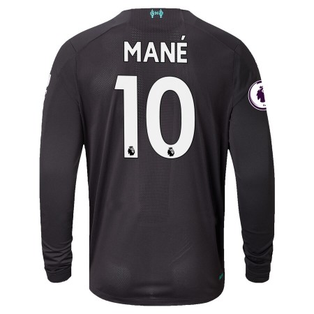 Jalkapallo Pelipaidat Liverpool Sadio Mane 10 3 Paita 2019-2020 Pitkähihainen